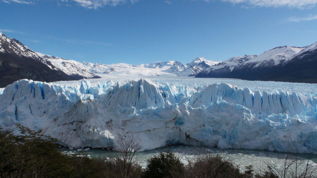 Glaciar Perito Moreno visto pelas passarelas